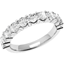 Picture of A stunning eleven stone brilliant cut diamond eternity ring in 18ct white gold