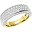 Picture of A stunning Round Brilliant Cut diamond dress/eternity ring in 18ct yellow & white gold