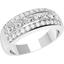 Picture of An eye-catching Princess & Round Brilliant Cut diamond ring in platinum