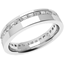Picture of A stunning full set baguette cut diamond set ladies wedding ring in 18ct white gold