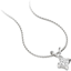 Picture of A beautiful Princess Cut diamond necklace in 18ct white gold