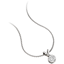 Picture of A classic Round Brilliant Cut diamond necklace in 18ct white gold