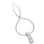 Picture of A timeless three stone diamond necklace in 18ct white gold