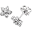 Picture of A striking pair of Round Brilliant Cut diamond earrings in 18ct white gold