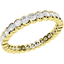 Picture of A stylish Round Brilliant Cut diamond set wedding/eternity ring in 18ct yellow gold