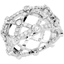 Picture of A unique Round Brilliant Cut diamond set ladies dress ring in 18ct white gold