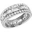 Picture of A breathtaking diamond-set ladies eternity/wedding ring in 18ct white gold
