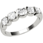 Picture of A stylish Round Brilliant Cut diamond eternity ring in 18ct white gold