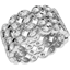 Picture of A striking Round Brilliant Cut diamond set ladies wedding ring in platinum