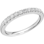 Picture of A sparkling Round Brilliant Cut diamond eternity/wedding ring in 18ct white gold