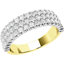 Picture of A dazzling Round Brilliant Cut diamond eternity ring in 18ct yellow & white gold