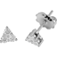 Picture of A beautiful pair of Round Brilliant Cut diamond earrings in 18ct white gold