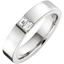 Picture of A stylish Baguette Cut diamond set mens ring in platinum