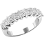 Picture of A beautiful Princess Cut diamond eternity ring in platinum