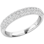 Picture of An elegant Round Brilliant Cut diamond set wedding/eternity ring in 18ct white gold