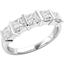 Picture of A spectacular Princess Cut diamond eternity ring in 18ct white gold