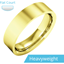 Picture of A classic flat court mens ring in heavy 18ct yellow gold