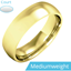 Picture of A classic courted mens ring in medium 18ct yellow gold