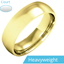 Picture of A classic courted mens ring in heavy 18ct yellow gold
