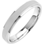 Picture of A stylish ladies mixed finish wedding ring in palladium