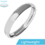 Picture of A classic courted ladies wedding ring in light-weight platinum