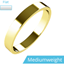 Picture of A stunning flat top ladies wedding ring in medium-weight 18ct yellow gold