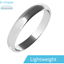 Picture of A stylish ladies D shape wedding ring in light-weight platinum