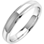 Picture of A stunning mill-grained ladies wedding ring in medium 18ct white gold