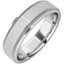 Picture of An eye catching mill-grained mens ring in 18ct white gold