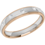 Picture of A unique ladies diamond set wedding ring in 18ct white & rose gold