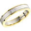 Picture of A stylish ladies diamond set wedding ring in 18ct white & yellow gold