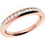 Picture of A gorgeous Round Brilliant Cut diamond set eternity/wedding ring in 18ct rose gold