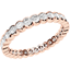 Picture of A stylish Round Brilliant Cut diamond set wedding/eternity ring in 18ct rose gold