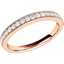 Picture of A stunning Round Brilliant Cut diamond eternity/wedding ring in 18ct rose gold