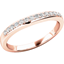 Picture of A beautiful Round Brilliant Cut diamond set wedding/eternity ring in 18ct rose gold