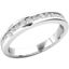 Picture of A stunning Round Brilliant Cut diamond set wedding ring in 18ct white gold
