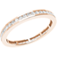 Picture of A gorgeous full set brilliant cut diamond set wedding ring in 18ct rose gold
