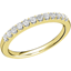 Picture of A sparkling Round Brilliant Cut diamond eternity/wedding ring in 18ct yellow gold