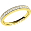 Picture of A stunning Round Brilliant Cut diamond eternity/wedding ring in 18ct yellow gold
