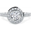 Picture of A stunning Round Brilliant Cut cluster diamond ring in 18ct white gold