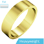 Picture of A classic flat top mens ring in heavy 18ct yellow gold