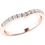 Picture of A Round Brilliant Cut diamond set wedding/eternity ring in 18ct rose gold