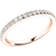 Picture of A stunning Round Brilliant Cut diamond full eternity/wedding ring in 18ct rose gold