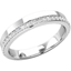 Picture of A gorgeous Round Brilliant Cut diamond set wedding ring in 18ct white gold