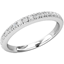 Picture of A stylish Round Brilliant Cut diamond wedding/eternity ring in 18ct white gold
