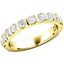 Picture of A dazzling Round Brilliant Cut diamond eternity/wedding ring in 18ct yellow gold