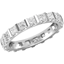 Picture of A stunning Princess Cut diamond eternity/wedding ring in 18ct white gold