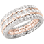 Picture of A breathtaking diamond-set ladies eternity/wedding ring in 18ct rose & white gold