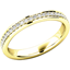 Picture of A classic Round Brilliant Cut diamond set ladies wedding/eternity ring in 18ct yellow gold