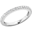 Picture of A beautiful Round Brilliant Cut 3/4 diamond set wedding/eternity ring in platinum